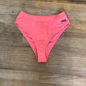 Gymshark- Essence Bikini Bottom in Coral